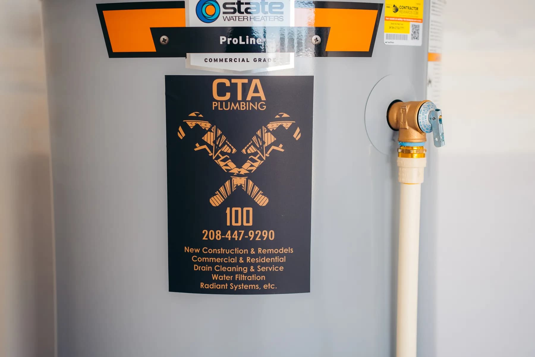 Water Softener Services service performed by a CTA Plumbing 100 technician