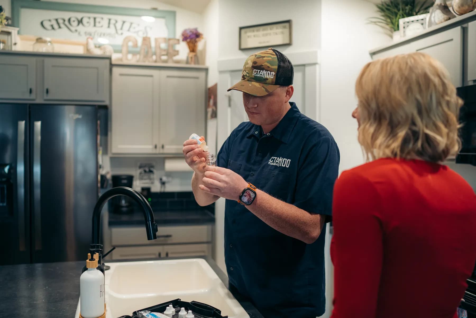 Plumbing Remodels service performed by a CTA Plumbing 100 technician